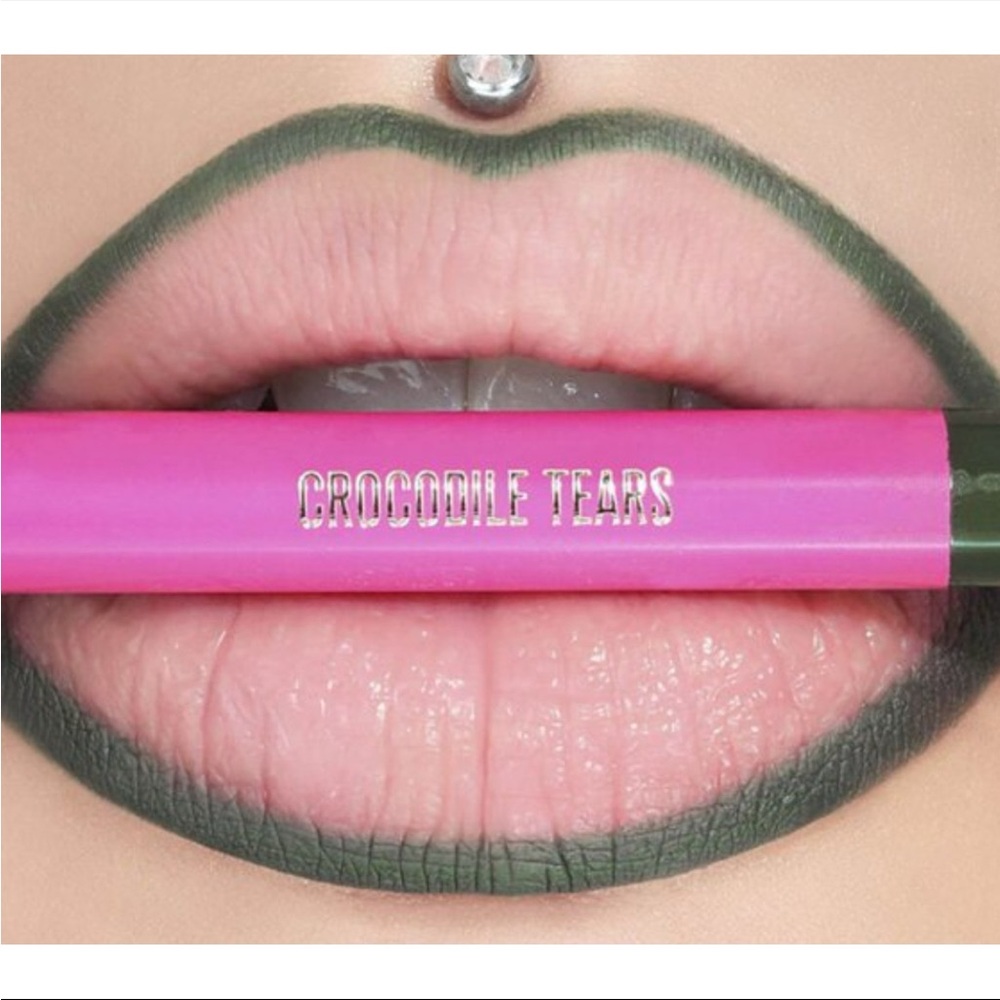 Jeffree Star Cosmetics Velour Lip Liner Pencil Crocodile Tears Green New